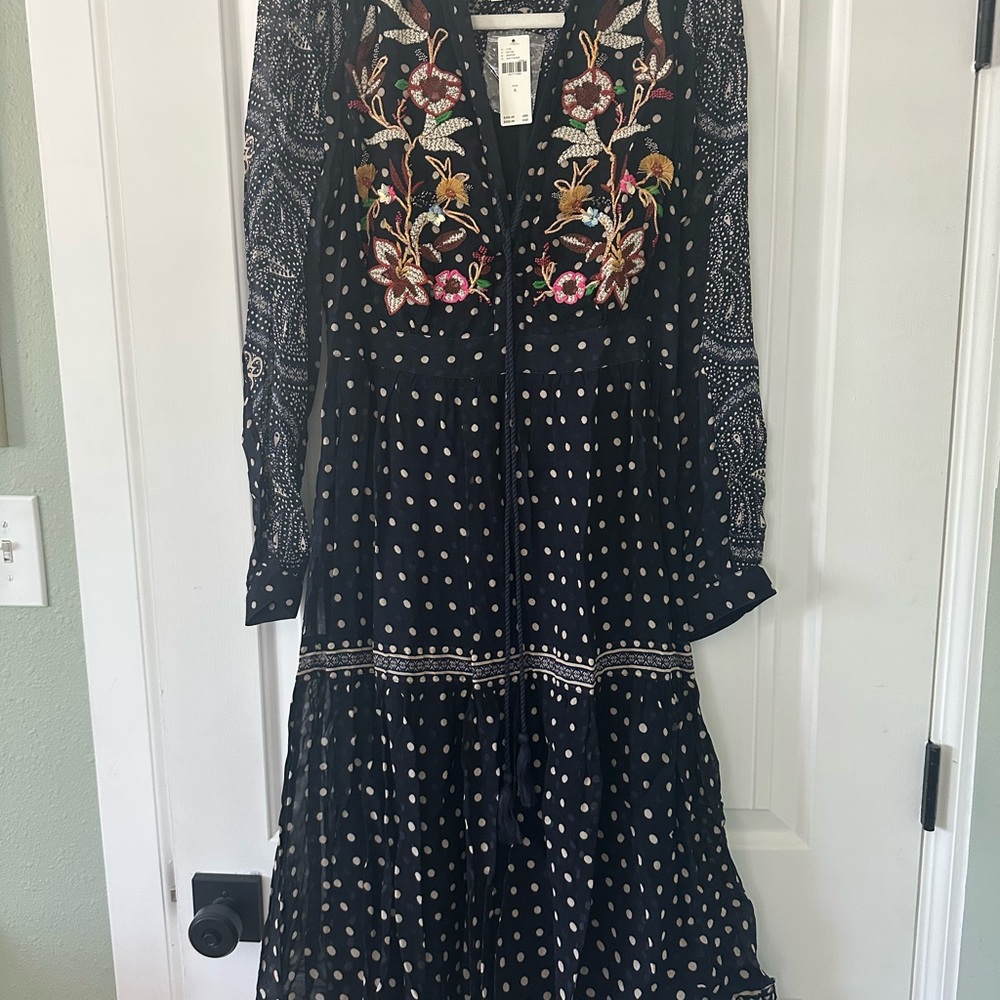 Anthropologie, Maeve midi long sleeve dress